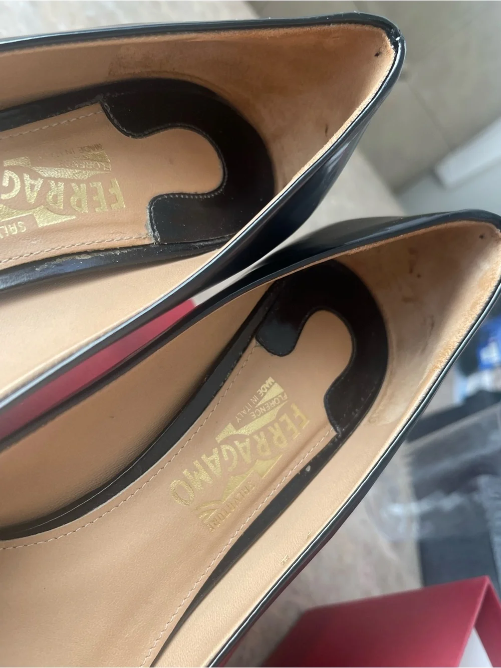 Salvatore Ferragamo Black Bow Heels + Original Box, Dust Bag, & Heel Clips